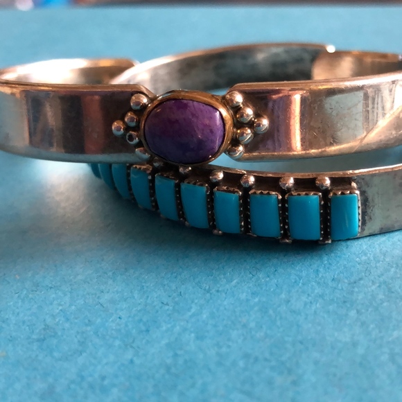 925 silver artisan bracelet by Geraldine Yazzie - Picture 7 of 8
